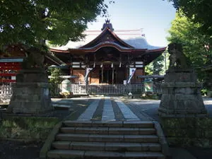 瀧野川八幡神社の正面