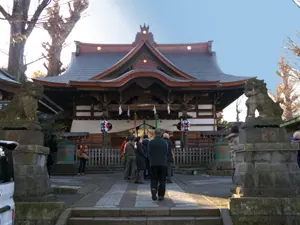 お正月の境内