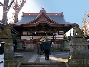 お正月の境内