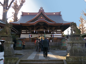 お正月の境内